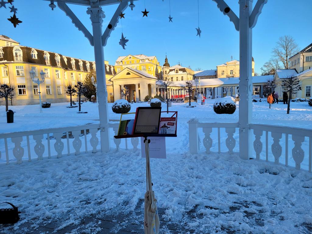 Mit der Gitarre Kur-Mission in Franzensbad