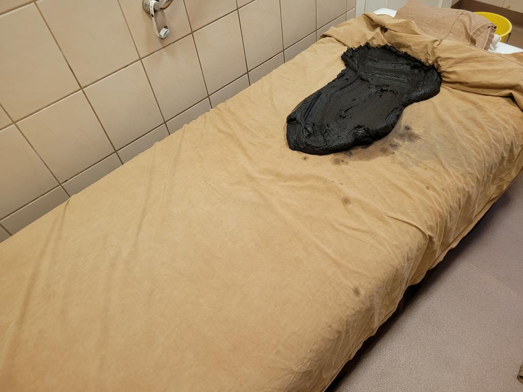 Moorpackung für den Rücken – Schwarzes Gold